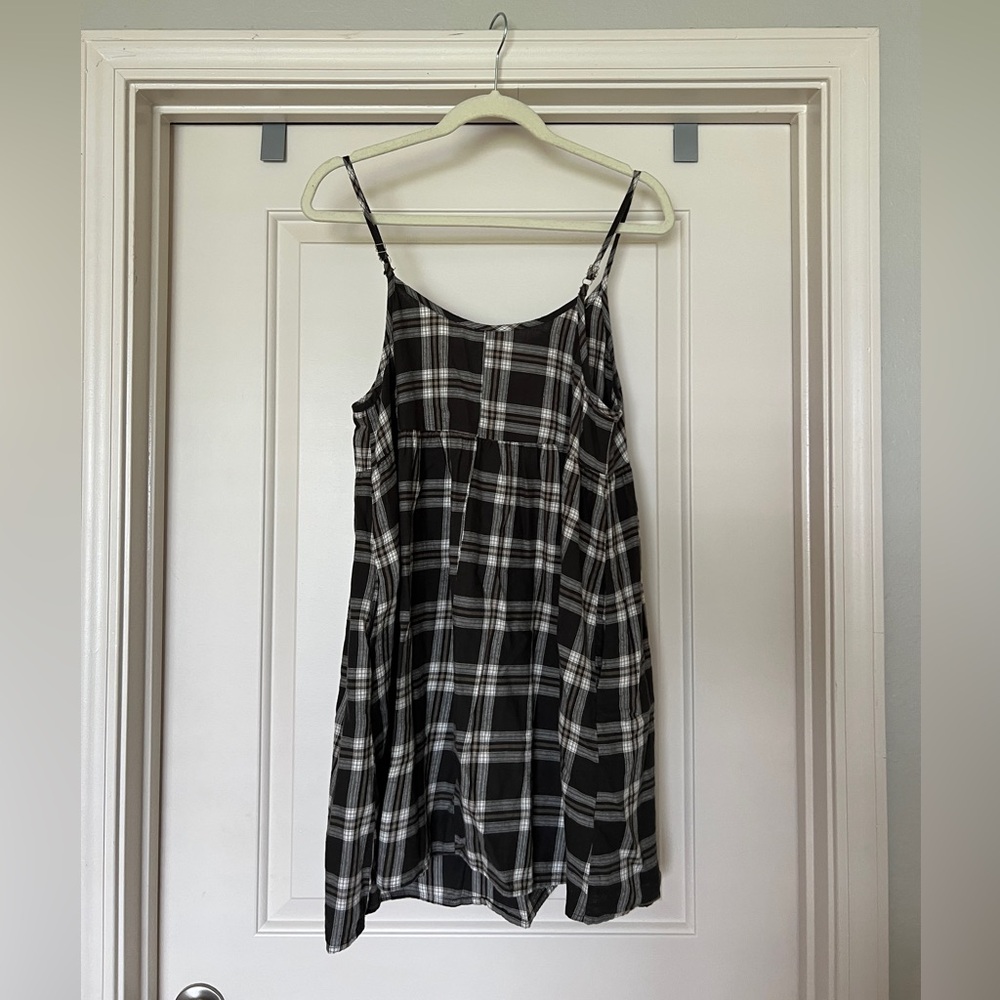 Plaid Babydoll Dress